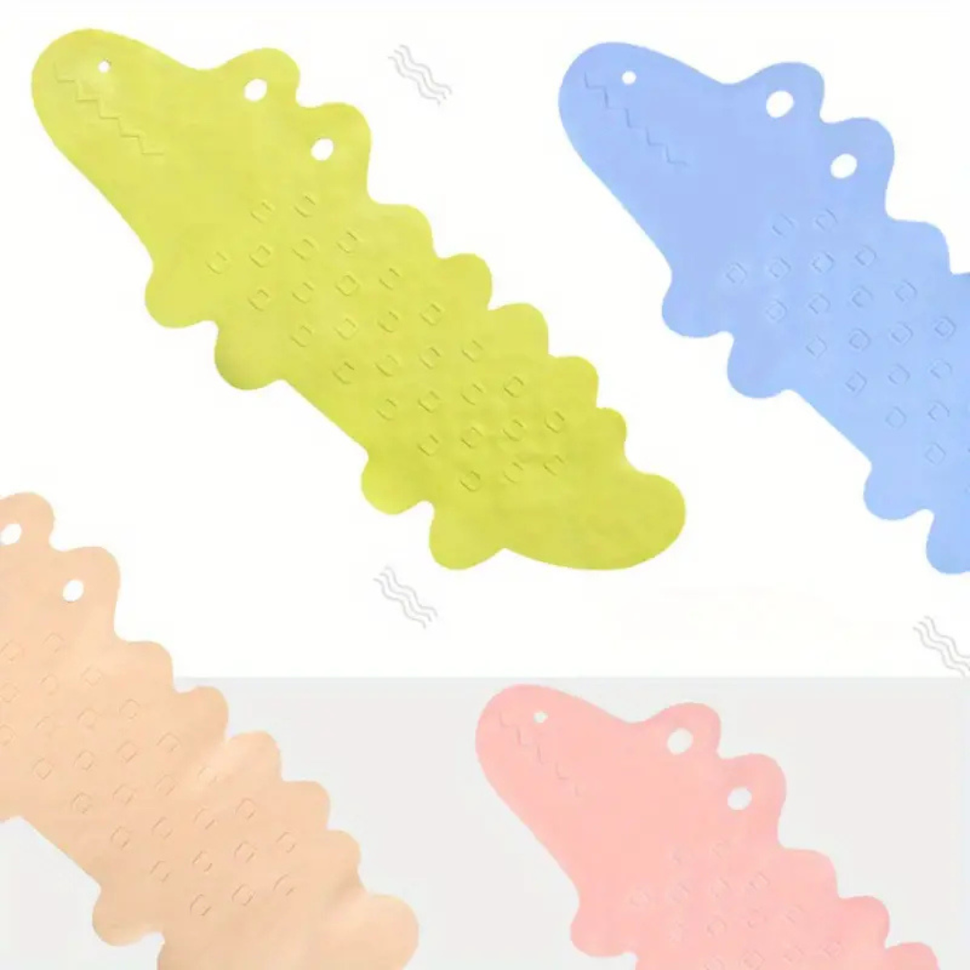 Non-slip & Safe – Crocodile Children's Bath Mat