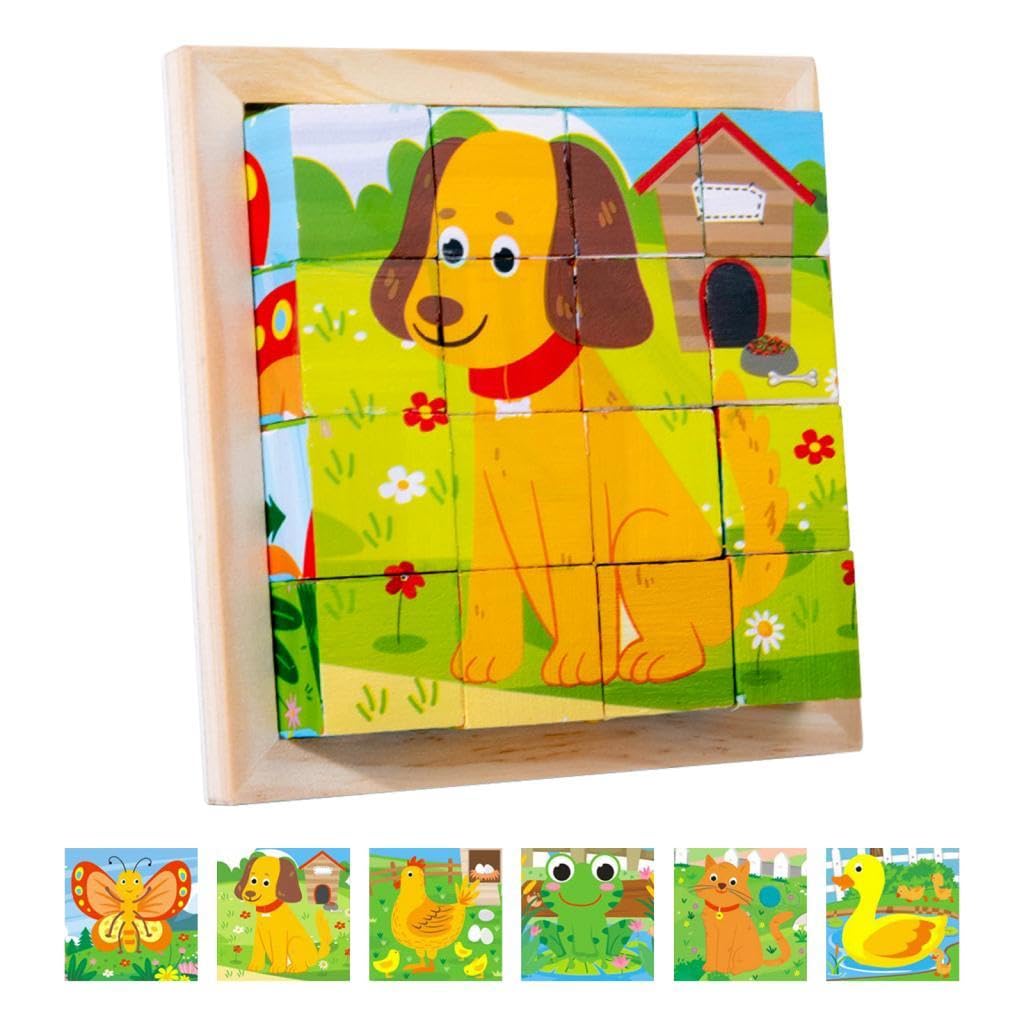 Play & Educational - 3D Wooden Blocks Puzzle