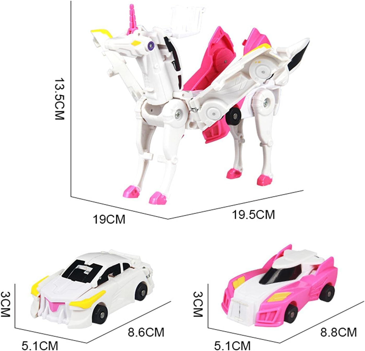 Magical transformation - Unicorn toy car