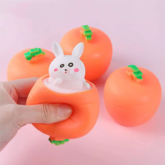 Squeeze, squeeze and don't stress - Bunny fidget toy