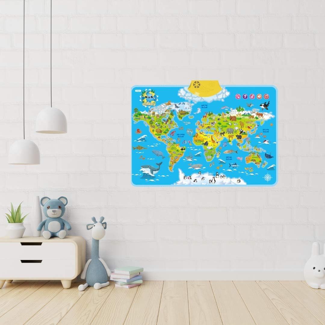 Educational & Playing – Animal World Map