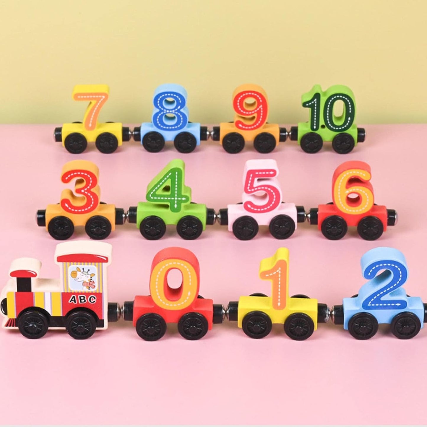 Colors & Shapes - Wood Train Toys