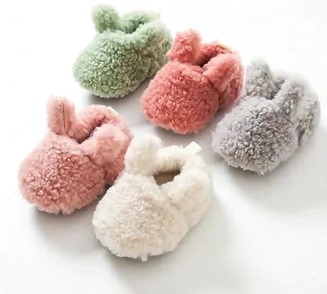 Warm & Safe – Non-Slip Bunny Slippers