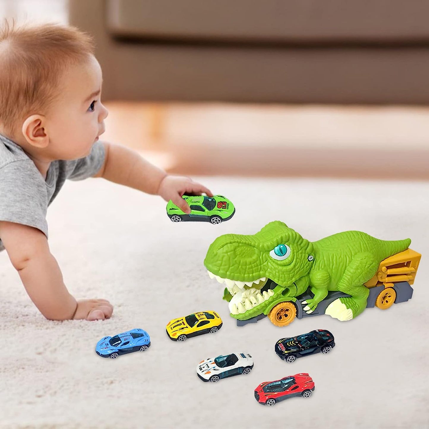 Go back to prehistory - Dinosaur toy car