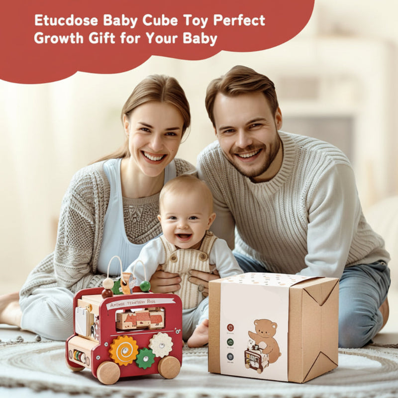 Educational & Versatile – Wooden Developmental Activity Bus