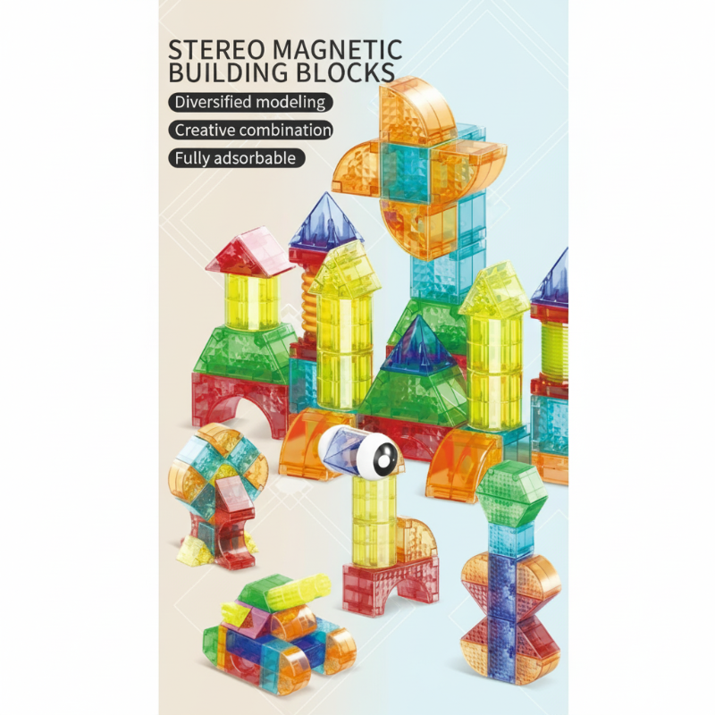 Innovative & Educational – Magnetic Building Blocks Set
