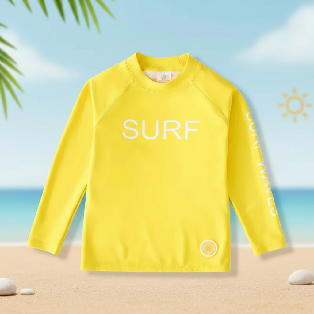 Protective & Flexible – Children's Long-Sleeved Surf Shirt with UPF 50+