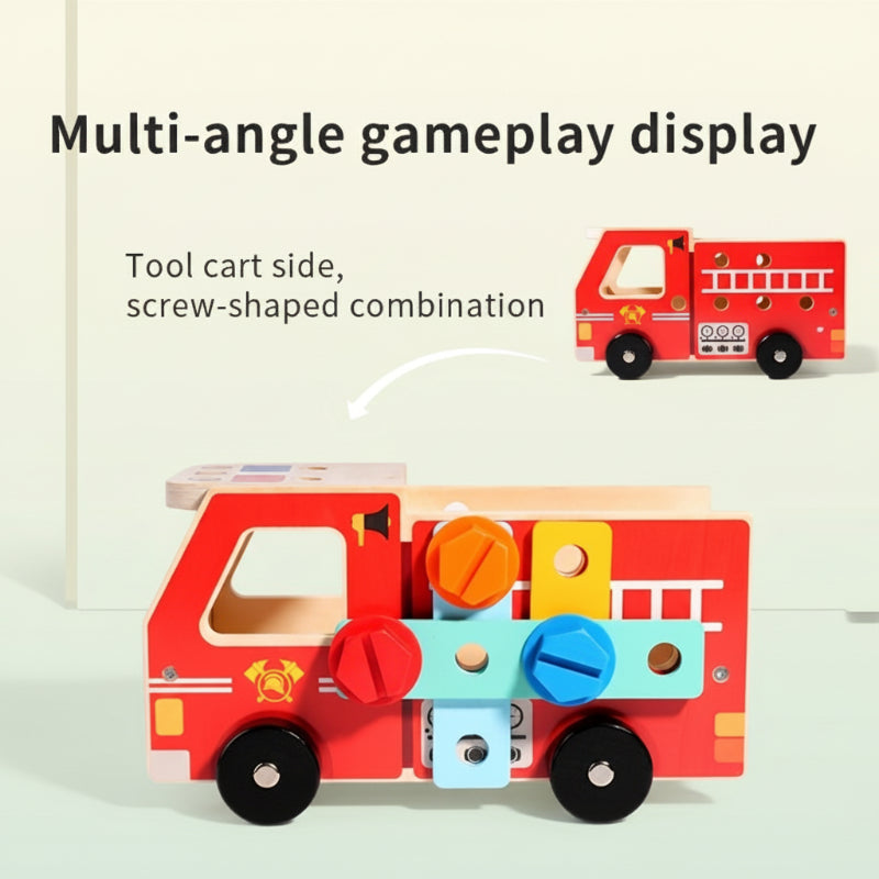 Educational & Innovative – Wooden Fire Truck