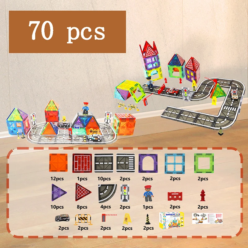 Innovative & Playful – Magnetic Tiles Car Set