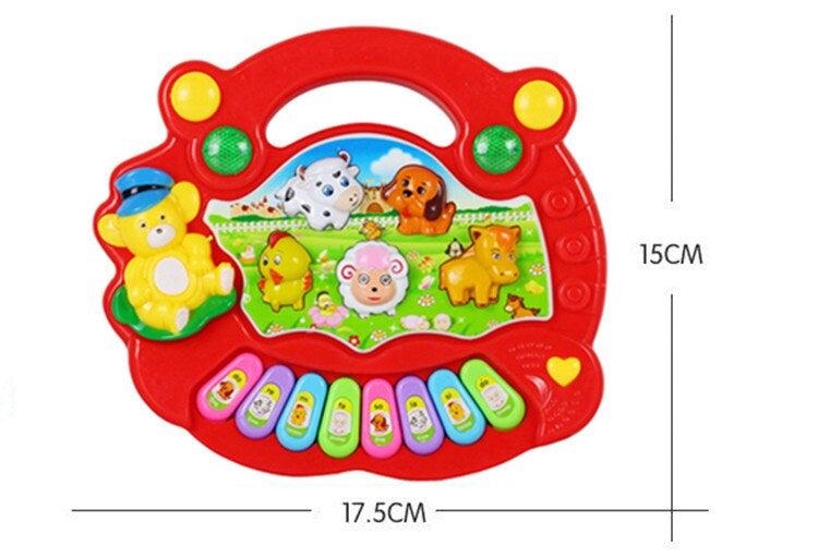 Musical animals - Toy piano for kids