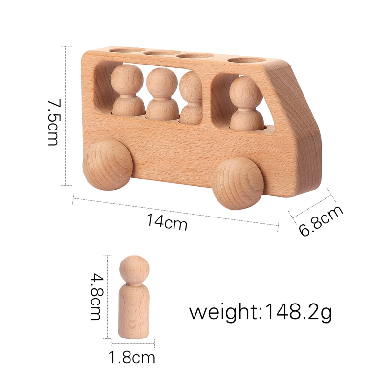 Classic & Educational – Wooden Developmental Train