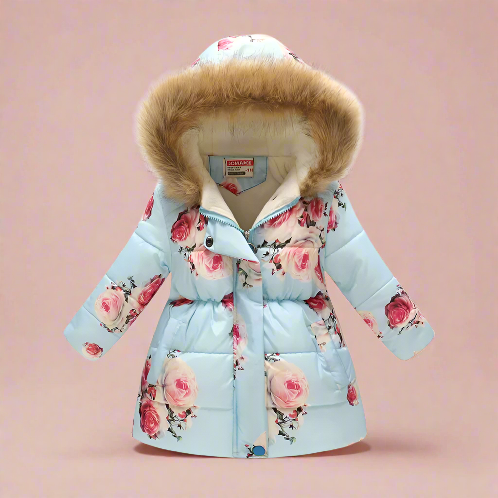 Elegant & Cozy – Quilted Winter Coat for Girls