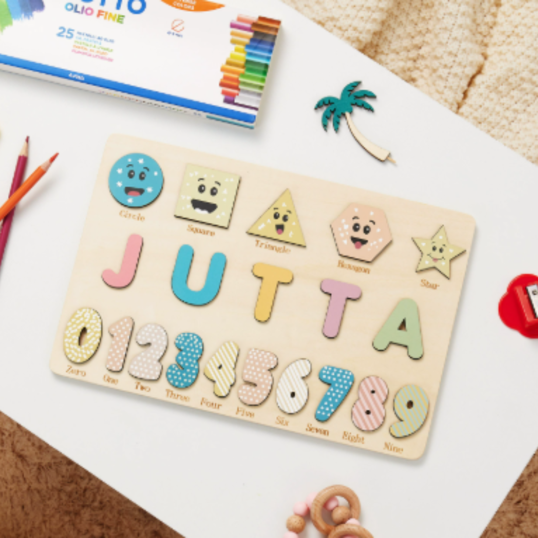 Your own name tag! - Name jigsaw puzzle