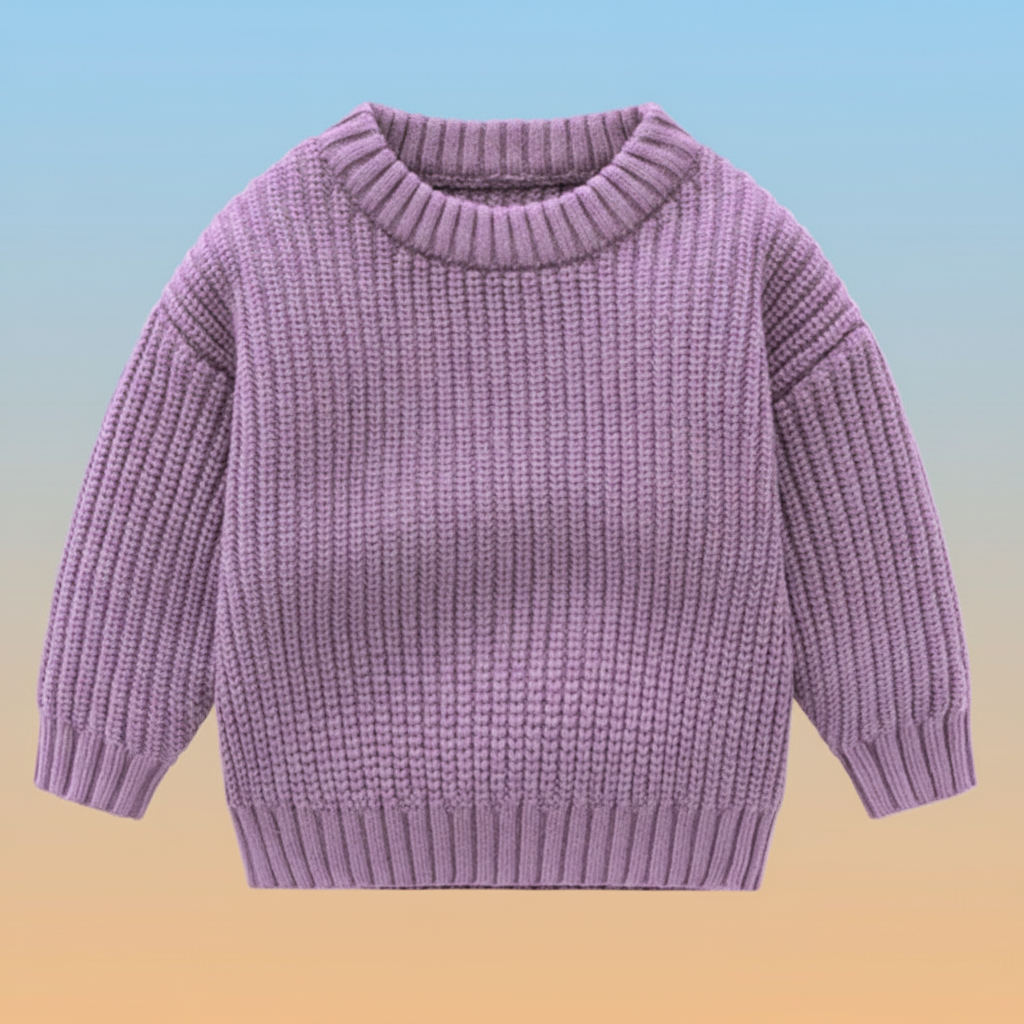 Classic & Cozy - Solid knit sweater