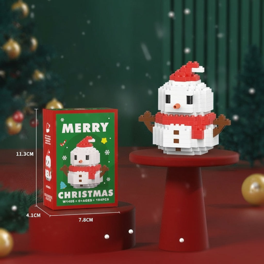 Cheerful & Decorative – Christmas Compact Building Blocks