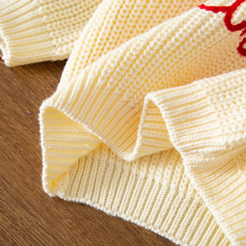 Cozy & Warm - Christmas sweater with text