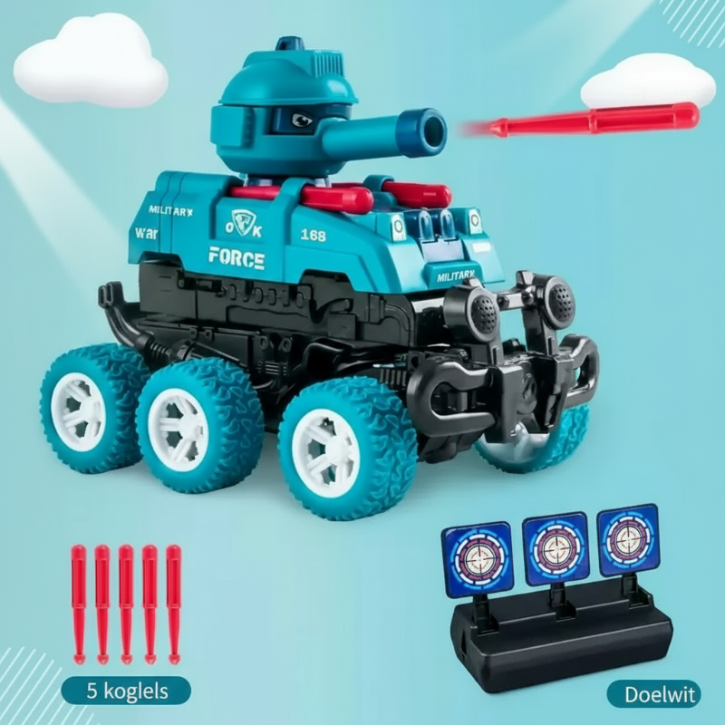 Active & Robust - Plaything tank with Shooting function