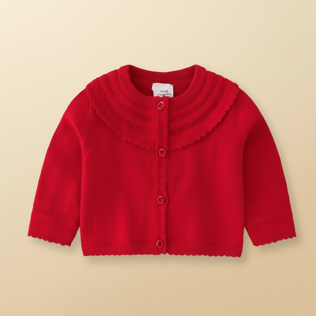 Comfortable & Stylish – Knitted Children's Cardigan Sweater