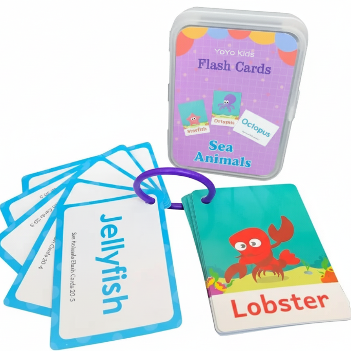 Cheerful & Language-rich – Educational Word Cards (English)