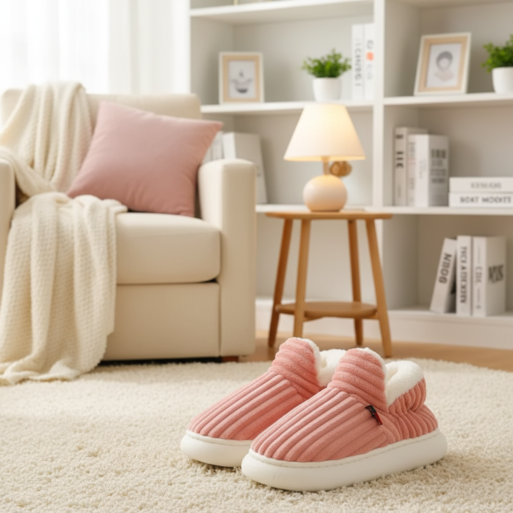 Cuddly Plush & Warm – Anti-Slip Slippers