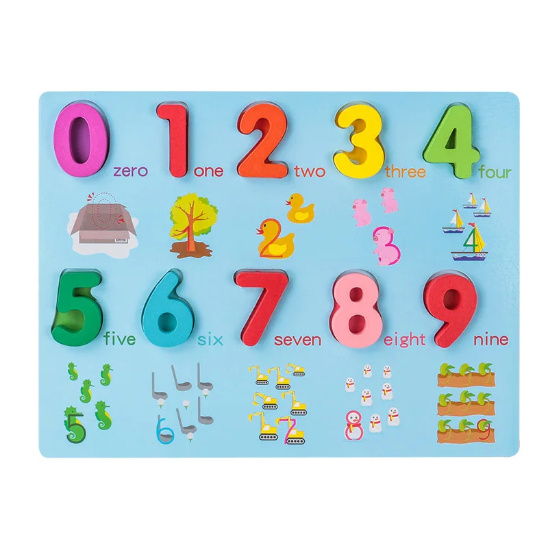 Colorful & Educational – Montessori Number & Letter Educational Puzzle