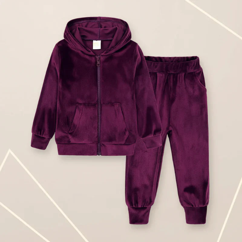 Children Tales – Warm & Comfortable – Velvet Tracksuit for Kids