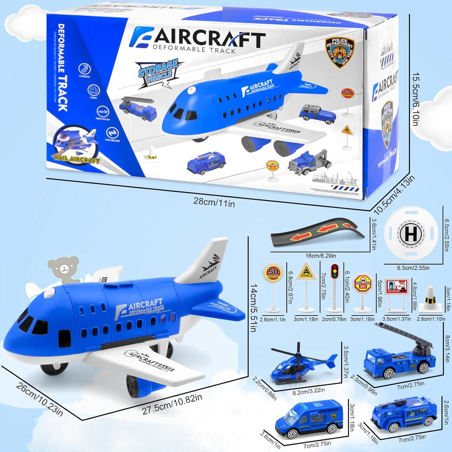 Interactive & Educational – Airport Play Kit With Vehicles