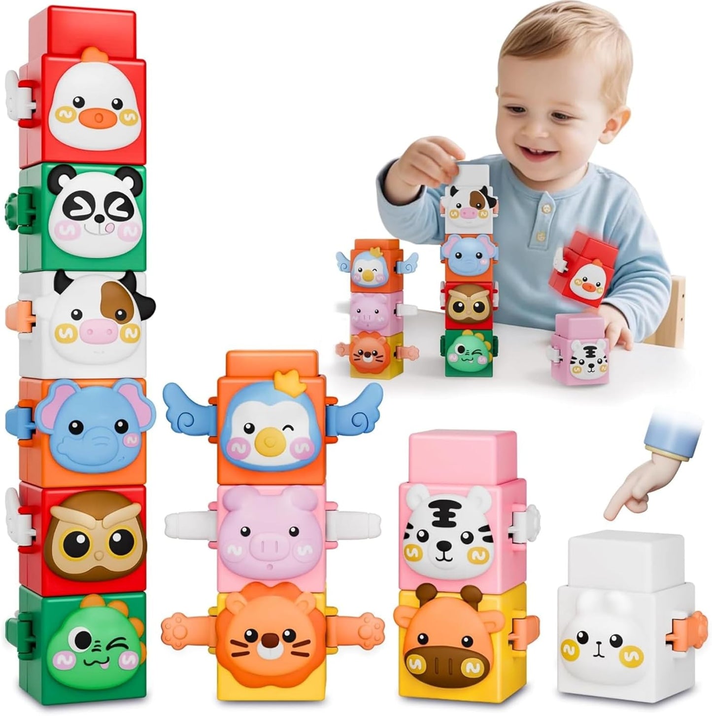 Play & Educational – Animal Stacking Play Set