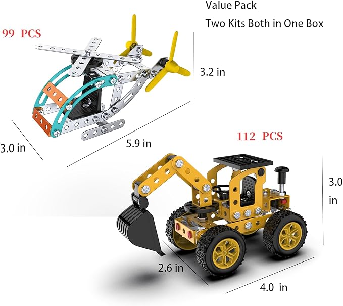 Cool & Educational – Construction Vehicle Kit