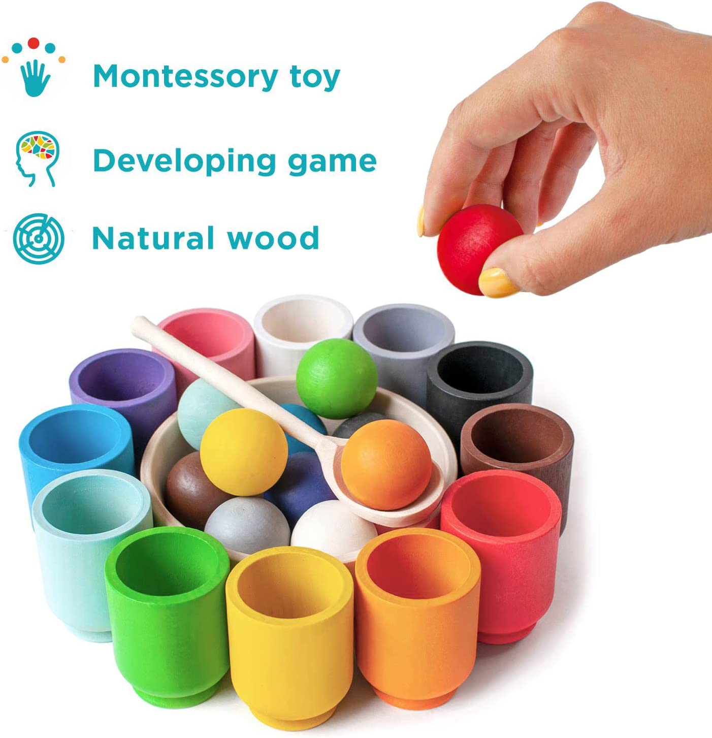 Combine Colours - Wooden Sorting Activity