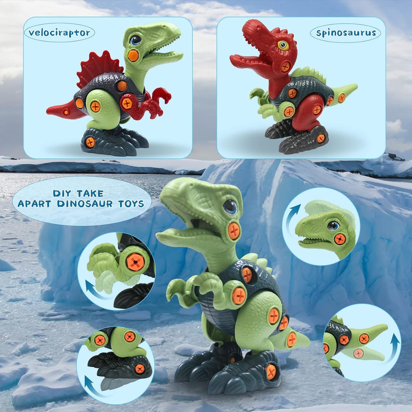 Drill & Design - Dino Building Toys