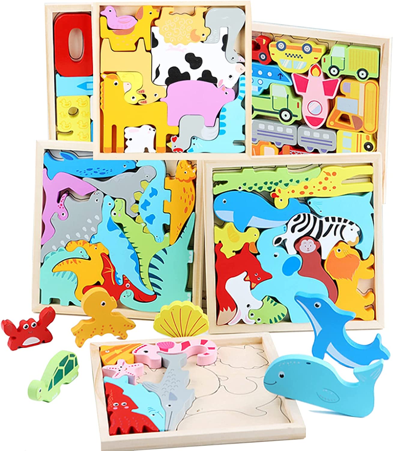 What fits the frame shapes? - Shape puzzle (2+1 FREE)