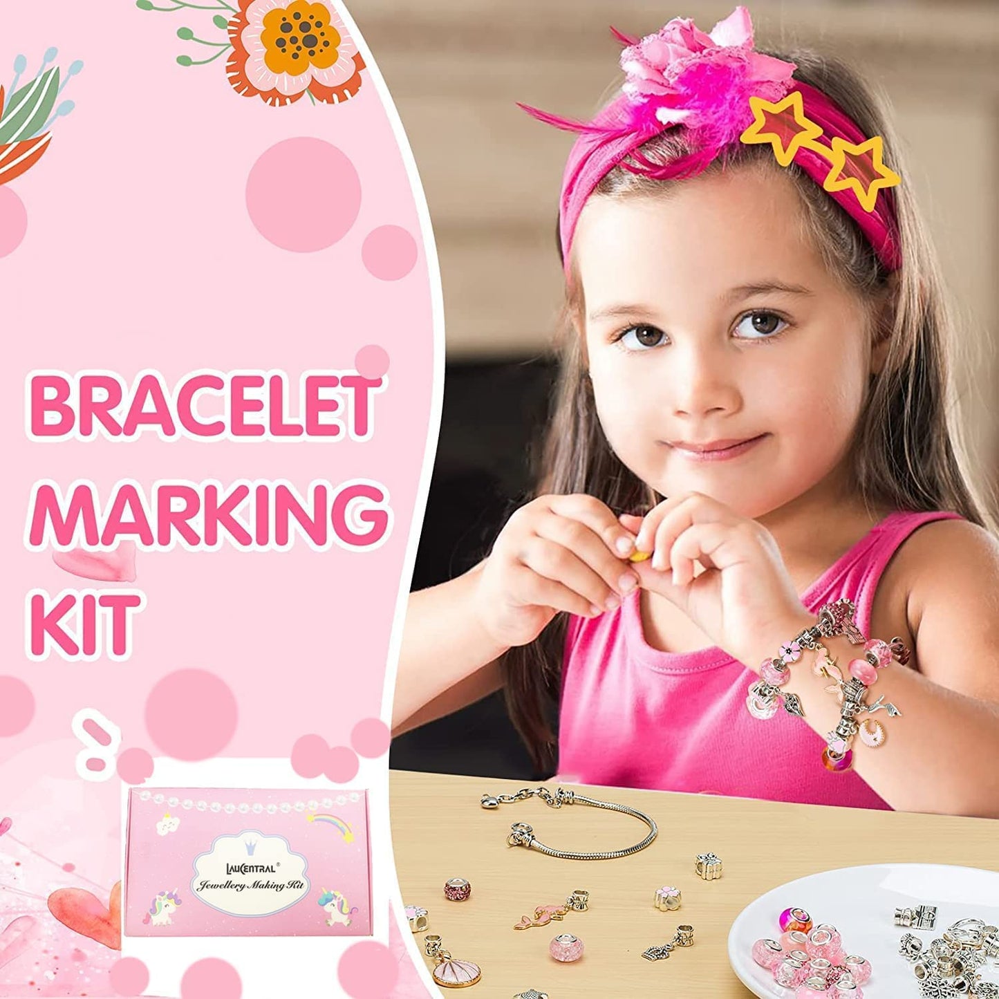 Make your own bracelets - DIY crystal bracelet