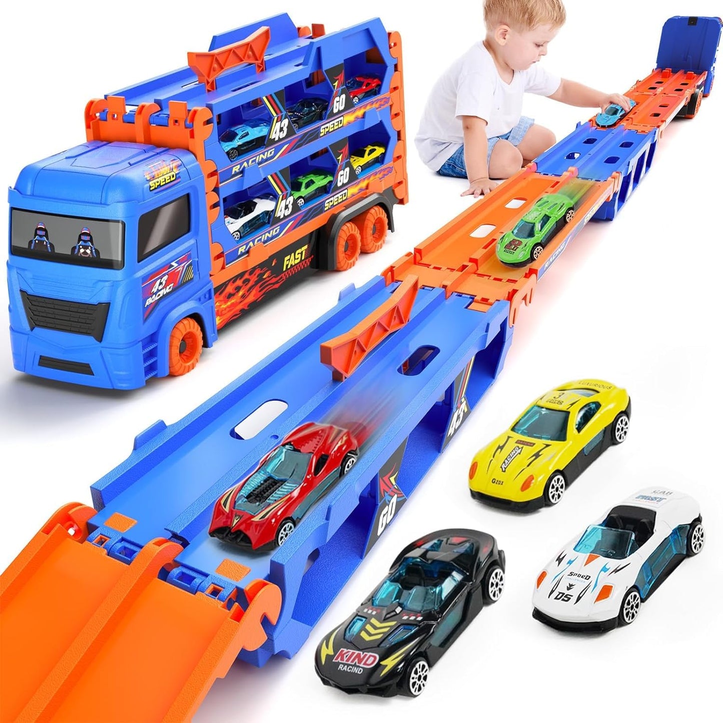 9-in-1 Racing Play - Transformable Toy Truck
