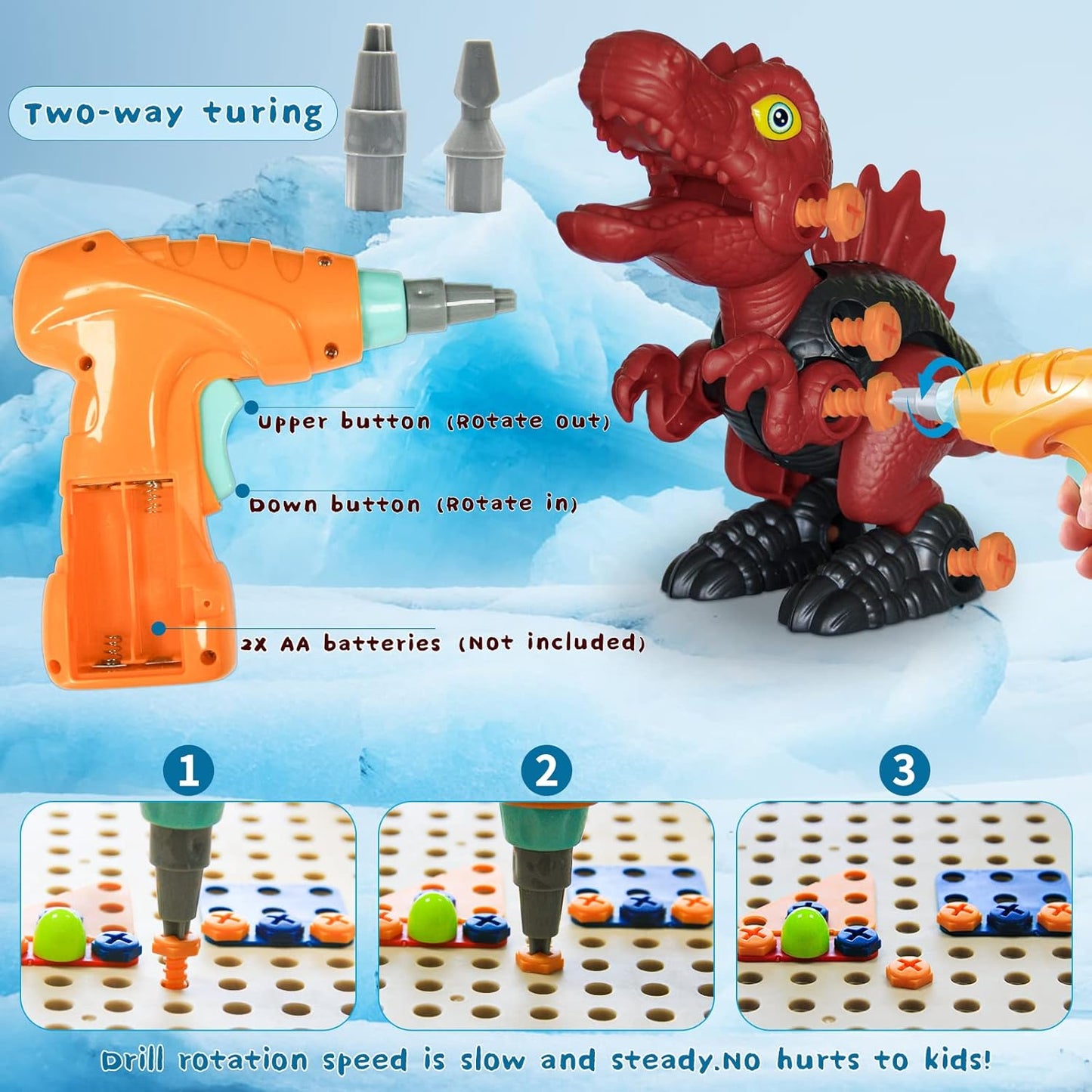 Drill & Design - Dino Building Toys