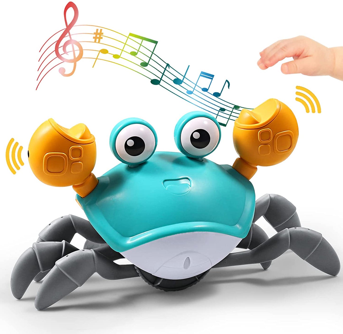 Encourage movement - Crawling crab