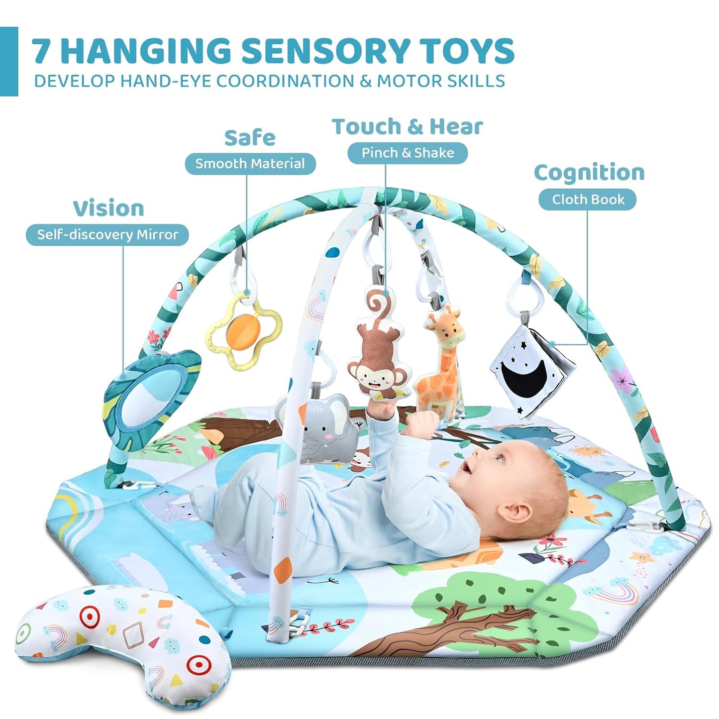 8-in-1 Growth & Play – Infant Play Mat