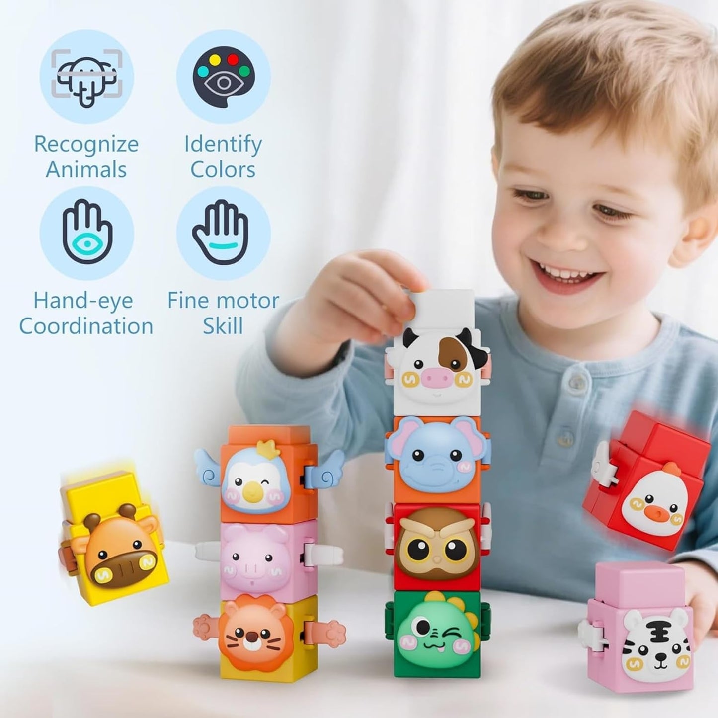 Play & Educational – Animal Stacking Play Set