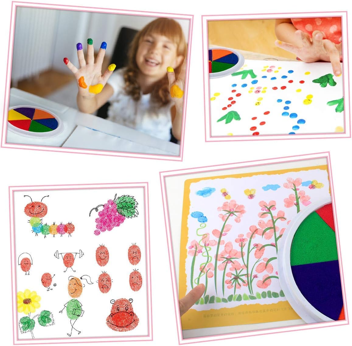 Paint with finger paints - Painting set for kids