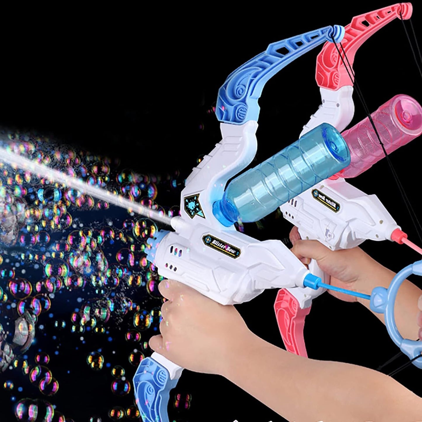 TrendyToys – Active & Innovative - 2-in-1 Bow Bubble Blower Machine