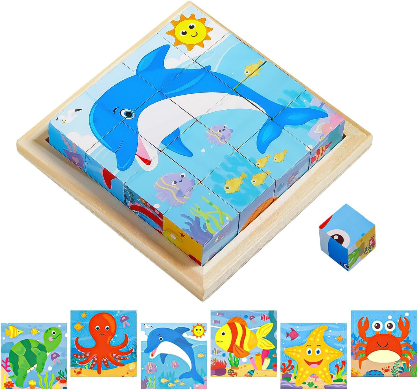 Play & Educational - 3D Wooden Blocks Puzzle