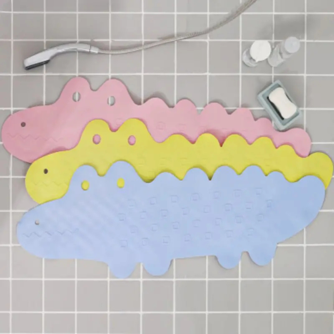 Non-slip & Safe – Crocodile Children's Bath Mat