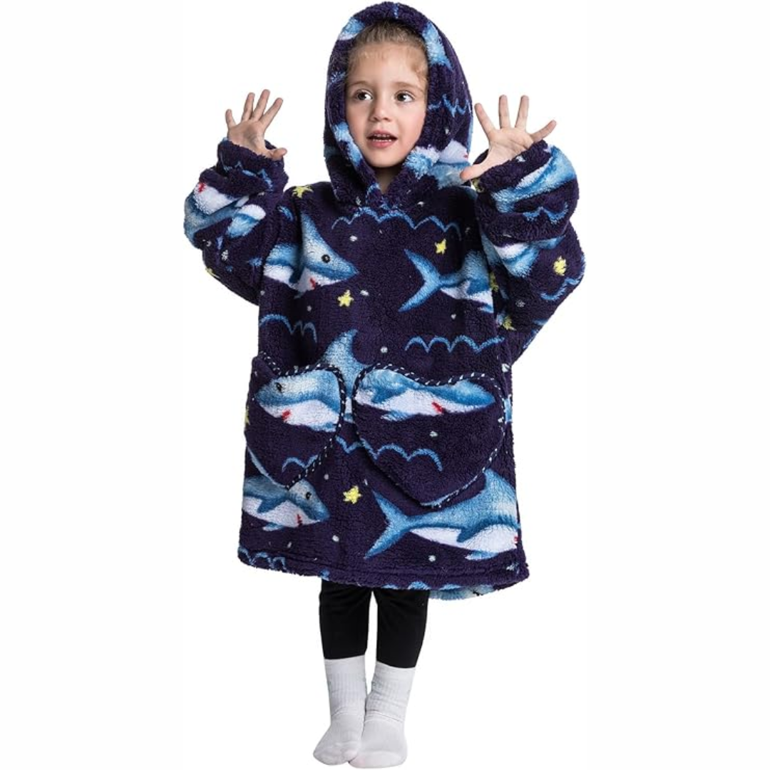 Cute and comfortable – Children's blanket with hood