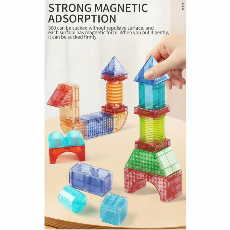 Innovative & Educational – Magnetic Building Blocks Set