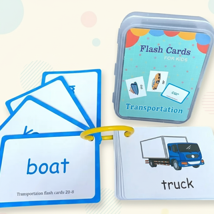 Cheerful & Language-rich – Educational Word Cards (English)