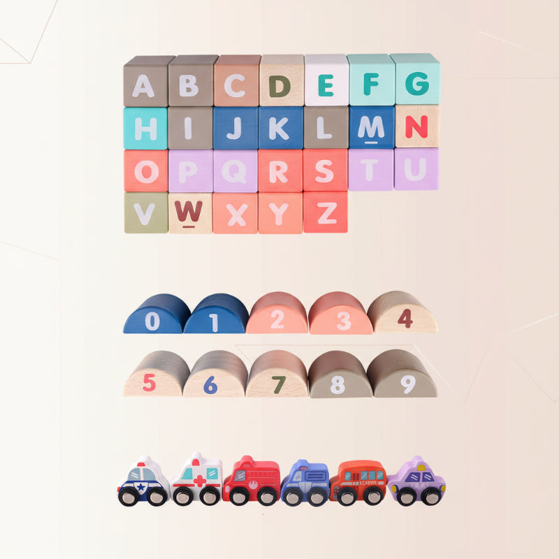 Educational & Play – Wooden Building Blocks in the City