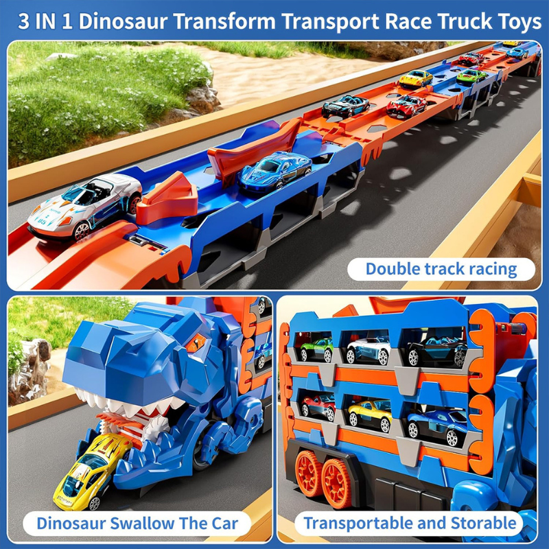 Cool & Play – Foldable Dino Transport Cart