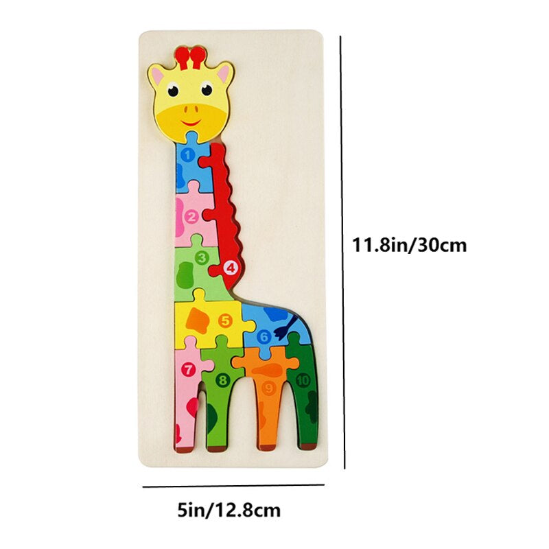 Puzzle for curious kids - Animal puzzle