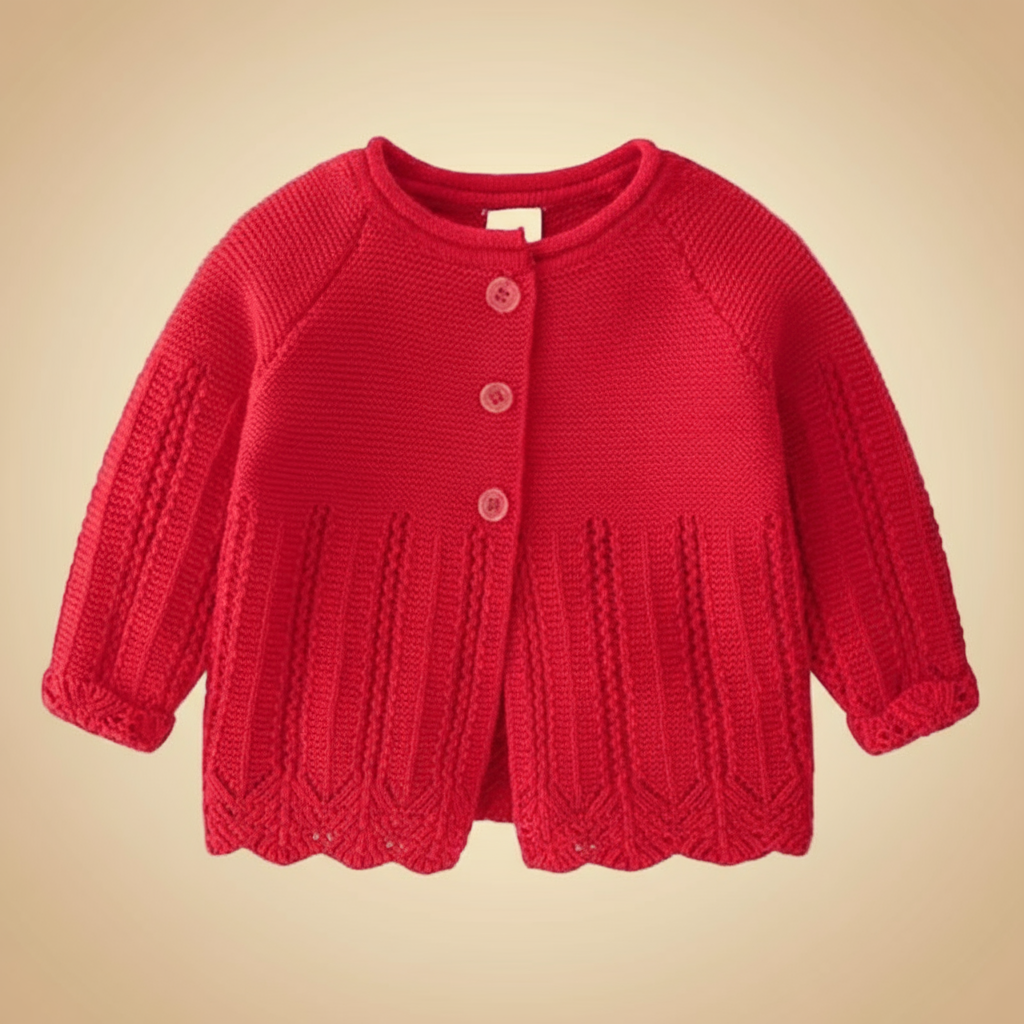 Comfortable & Stylish – Knitted Children's Cardigan Sweater