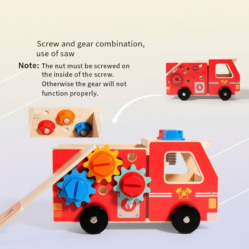 Educational & Innovative – Wooden Fire Truck